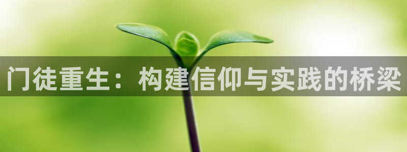 聚富welcome体育代理申请流程：门徒重生：构建信仰与实践的桥梁