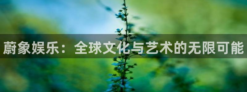 聚富welcome凯捷注册：蔚象娱乐：全球文化与艺术的无限可能