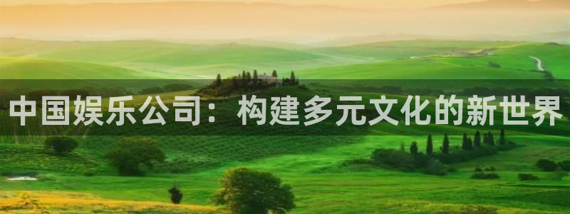 聚富welcome4开户：中国娱乐公司：构建多元文化的新世界